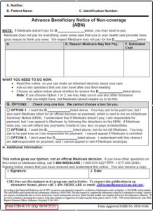 Printable Medicare Abn Form 2021 - Fillable Form 2025