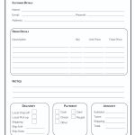 Printable Order Forms Free
