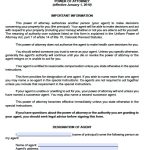 Printable Power Of Attorney Form Colorado