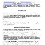 Printable Power Of Attorney Form Sc