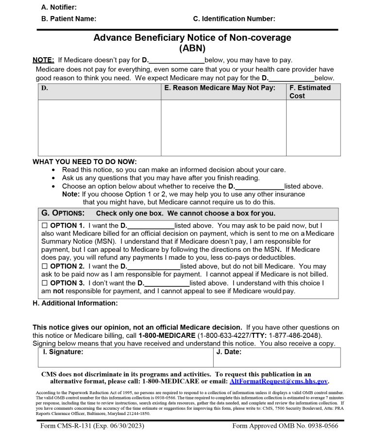 What Is An Abn Form Fillable Form 2024