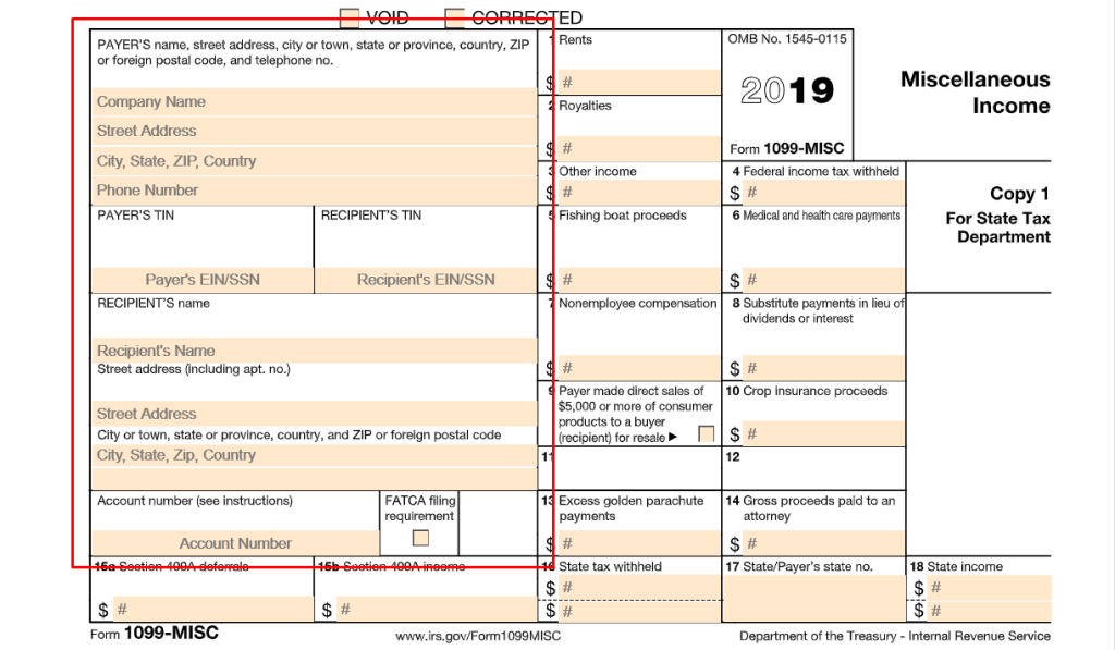 Fillable 2023 Form 1099 Misc