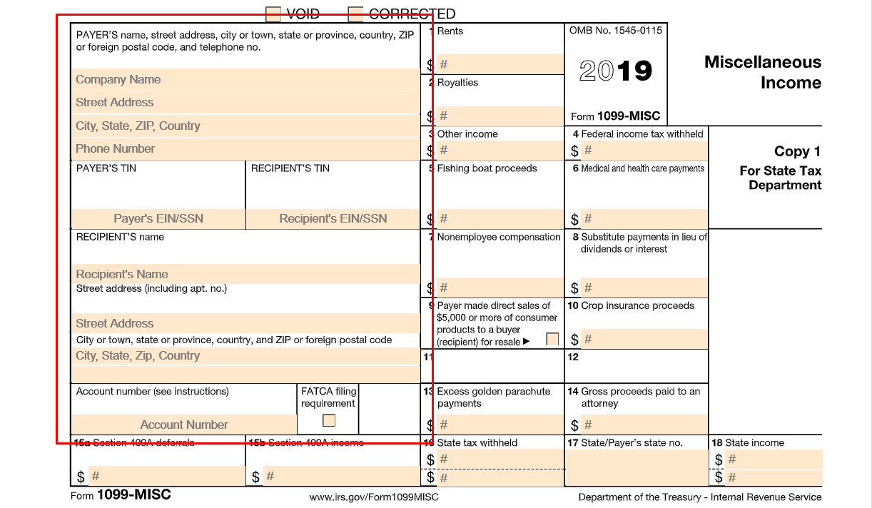 1099 MISC Fill Save Print Share Forms Online ID 518 PDFQuick