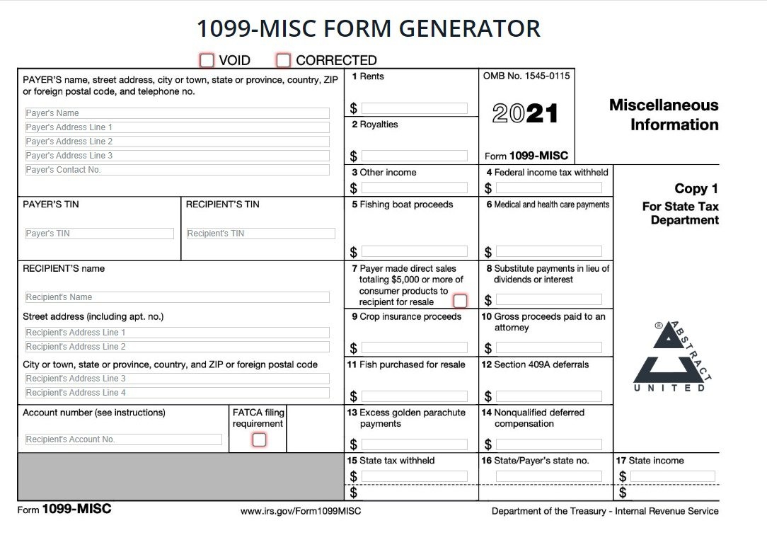 1099 Online Instant Form 1099 Generator PayStub Direct