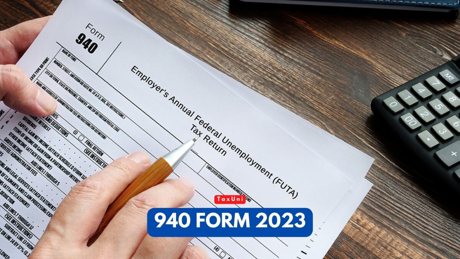 940 Form 2023 Fillable Form 2024