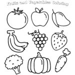 10 Best Free Printable Fruit And Vegetable Templates Printablee