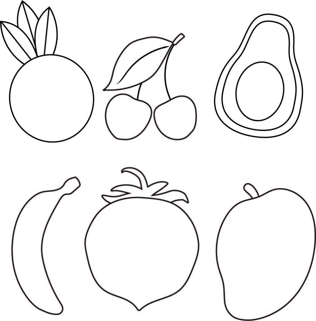 Fruit Templates Printables