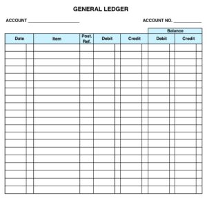 10 Best Free Printable Ledger Balance Sheet Printablee - Fillable Form 2024