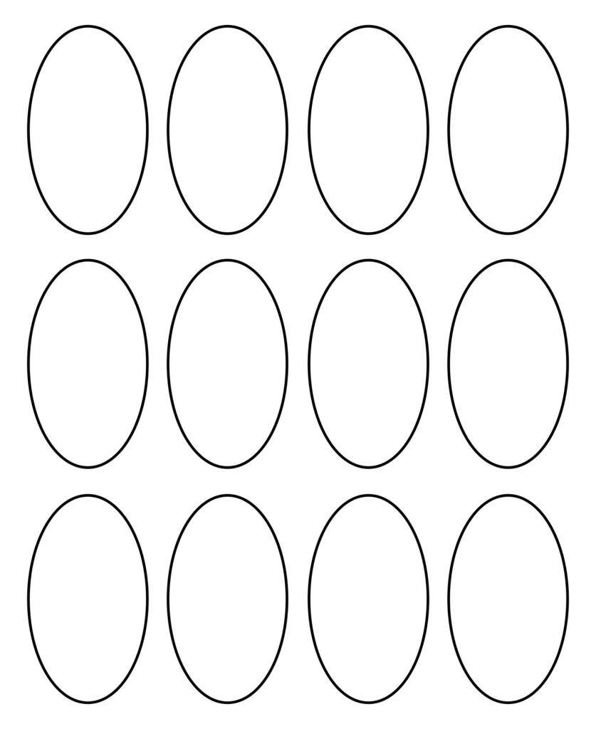 10 Best Free Printable Oval Template Printablee