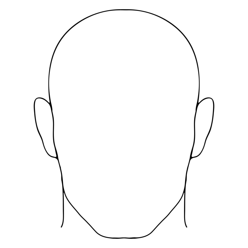 10 Best Head Template Printable Printablee Fillable Form 2023