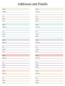 10 Best Phone Book Template Printable Printablee - Fillable Form 2024