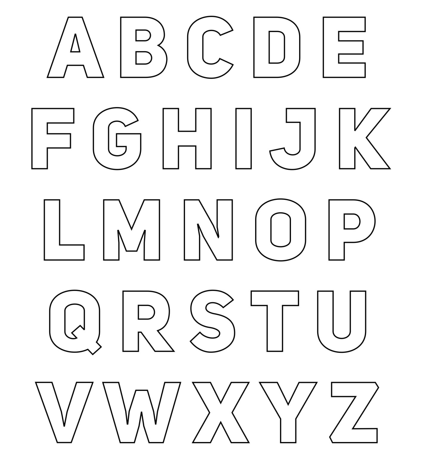 10 Best Printable Cut Out Letters Printablee - Fillable Form 2023