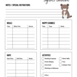 10 Best Printable Daily Sheets For Toddlers Printablee