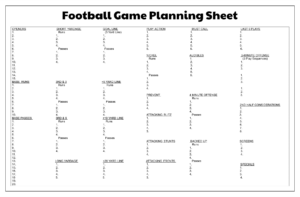 10 Best Printable Football Play Templates Printablee - Fillable Form 2023