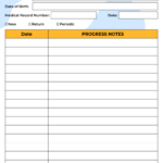 10 Best Printable Medical Progress Note Template Printablee