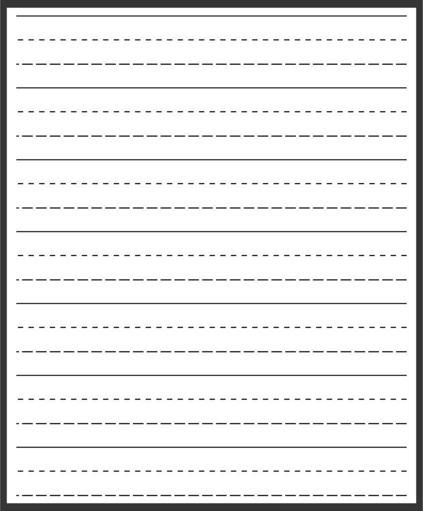 Writing Template Printable