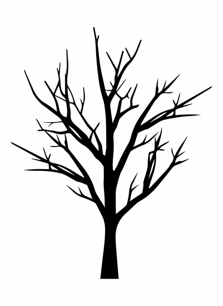 10 Best Tree Branches With Printable Pattern Printablee - Fillable Form ...