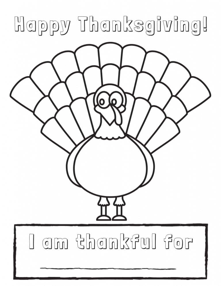 10 Thanksgiving Activities For Kids Plus Free Printables - Fillable ...