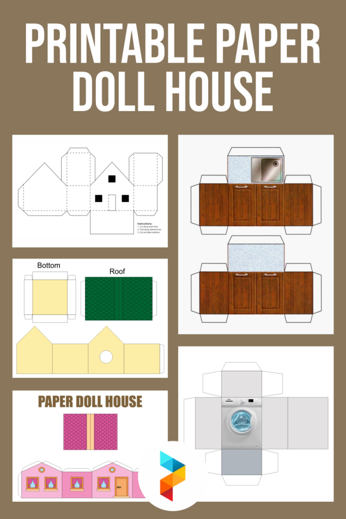 Cut Out Free Printable Dollhouse Furniture Templates