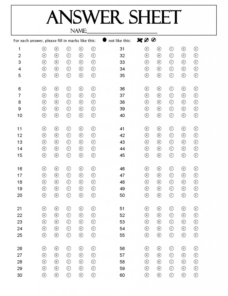 120 Question Answer Sheet Remark Software