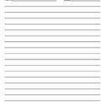 14 Best Free Printable Lined Writing Paper Template Printablee