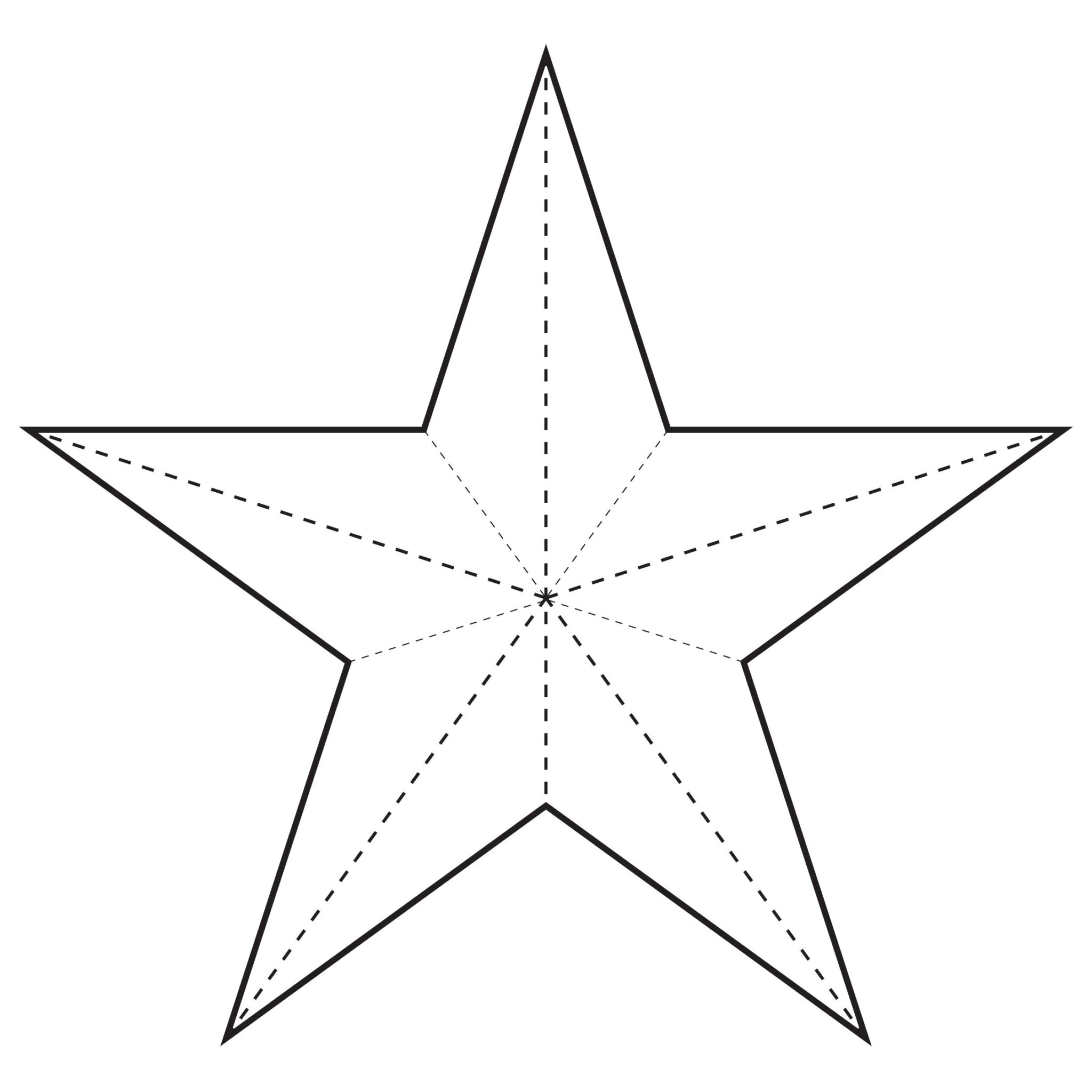 Free Printable Christmas Star Templates