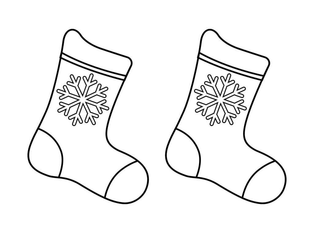 Printable Template Stocking Pattern