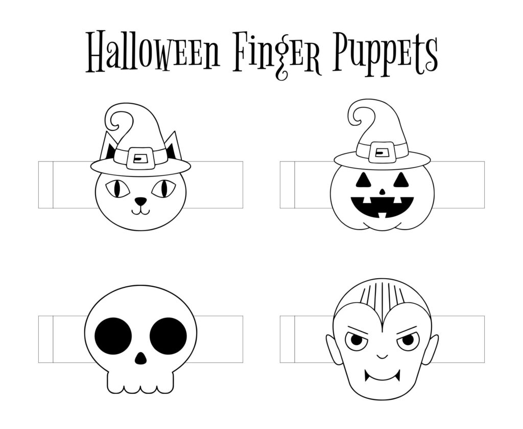 Free Printable Halloween Paper Crafts Templates