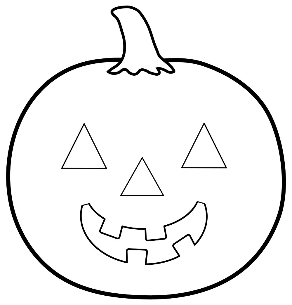 15 Best Free Printable Pumpkin Stencils Halloween Printablee