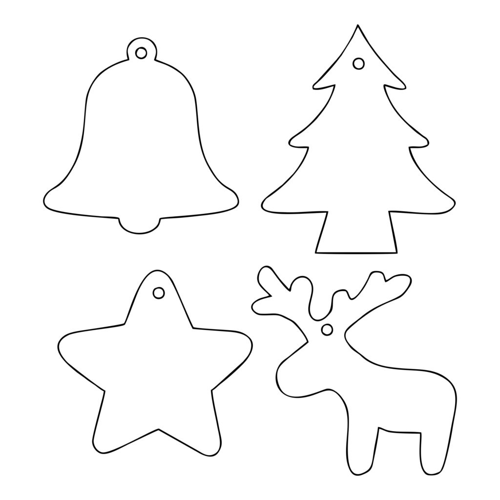 Template Free Printable Felt Christmas Ornament Patterns