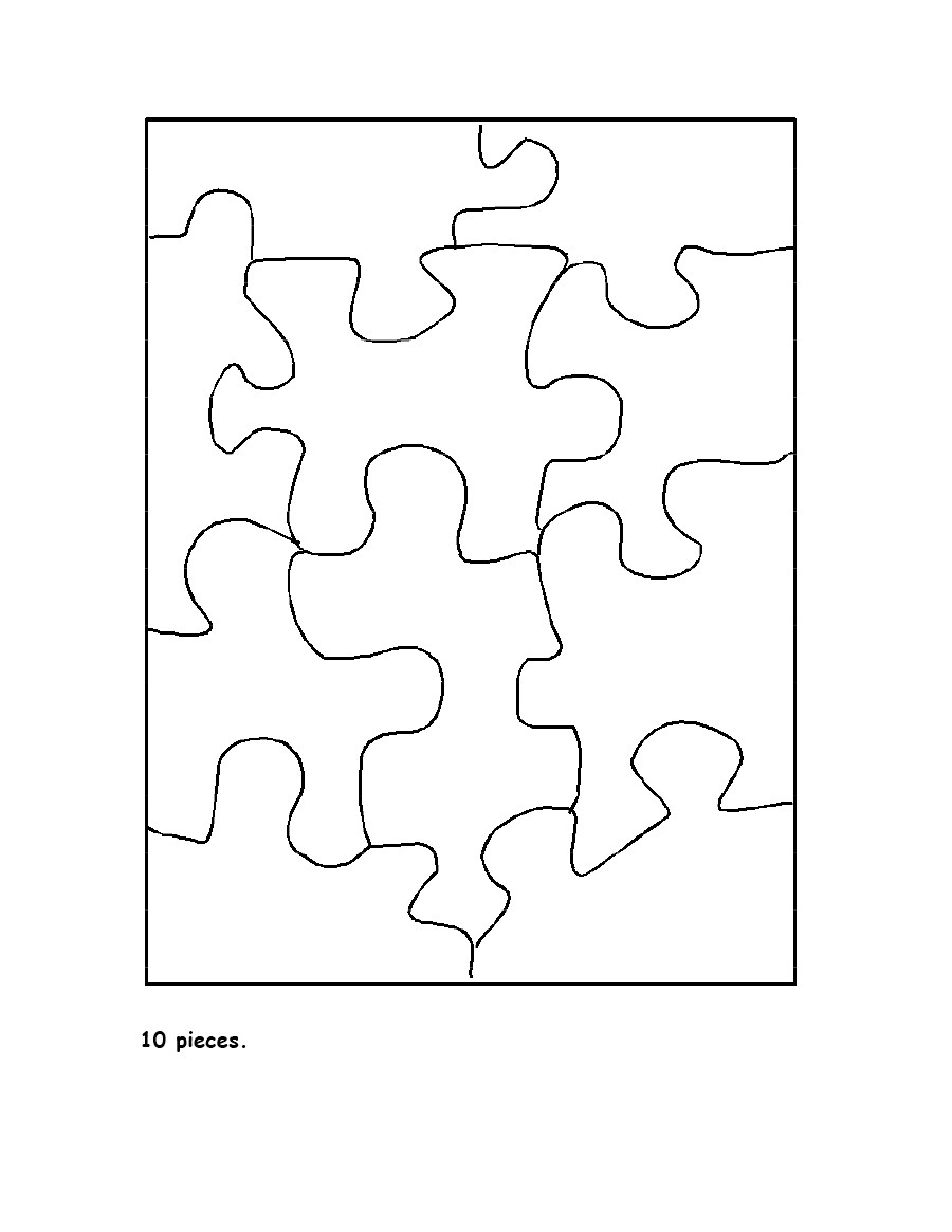 19 Printable Puzzle Piece Templates TemplateLab