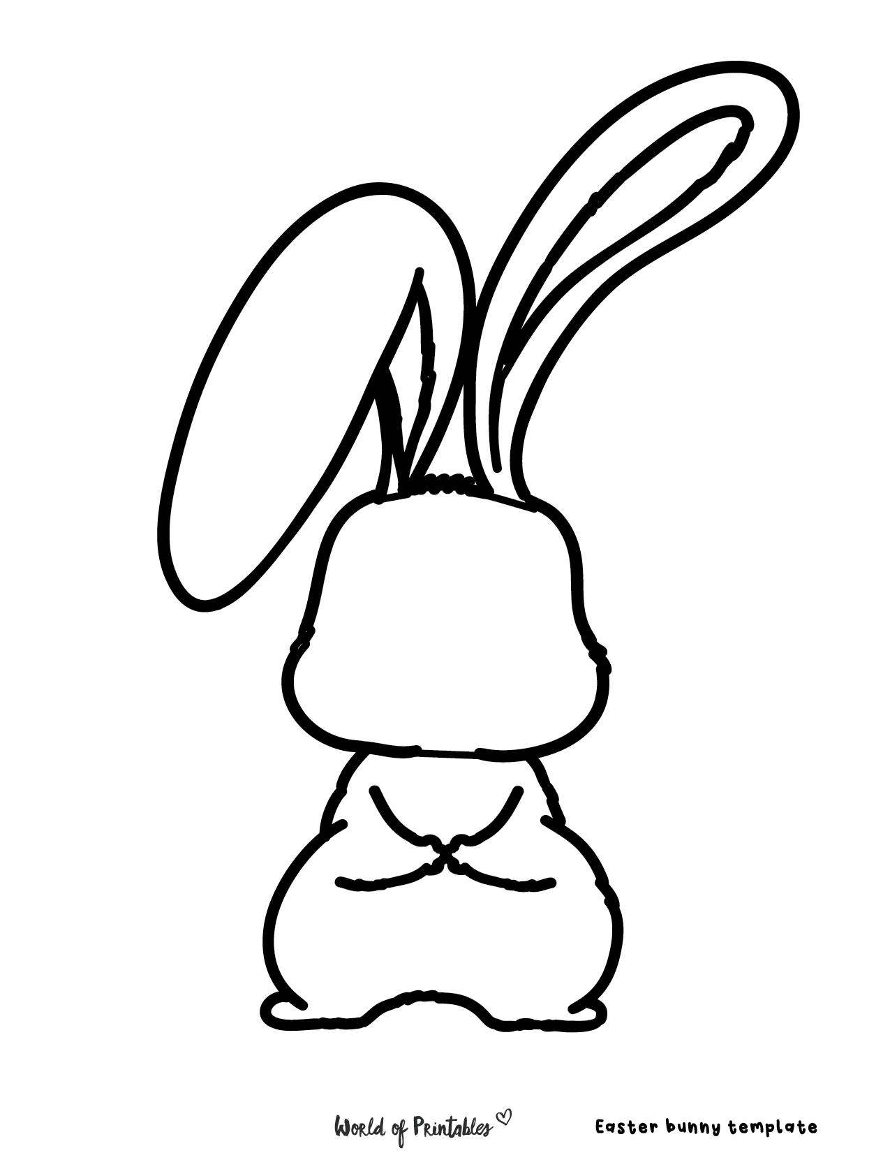 20 Best Easter Bunny Printables World Of Printables