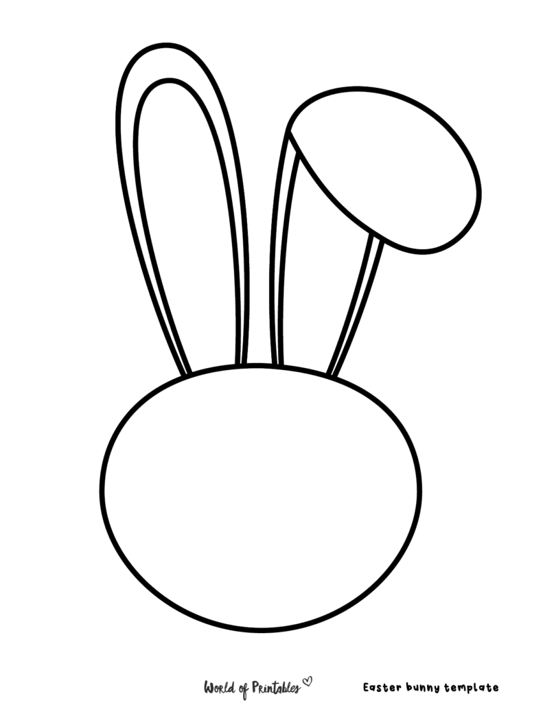 20 Best Easter Bunny Printables World Of Printables