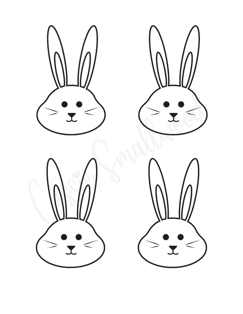 20 Cute Bunny Templates Cassie Smallwood