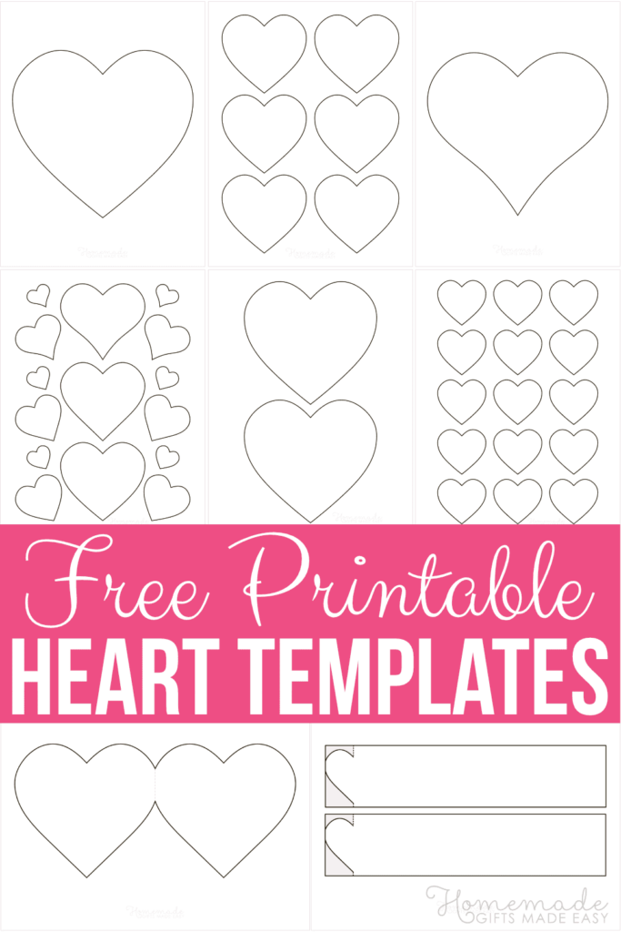 20 Free Printable Heart Templates Patterns Stencils