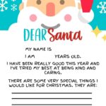 20 Free Printable Letter To Santa Templates World Of Printables