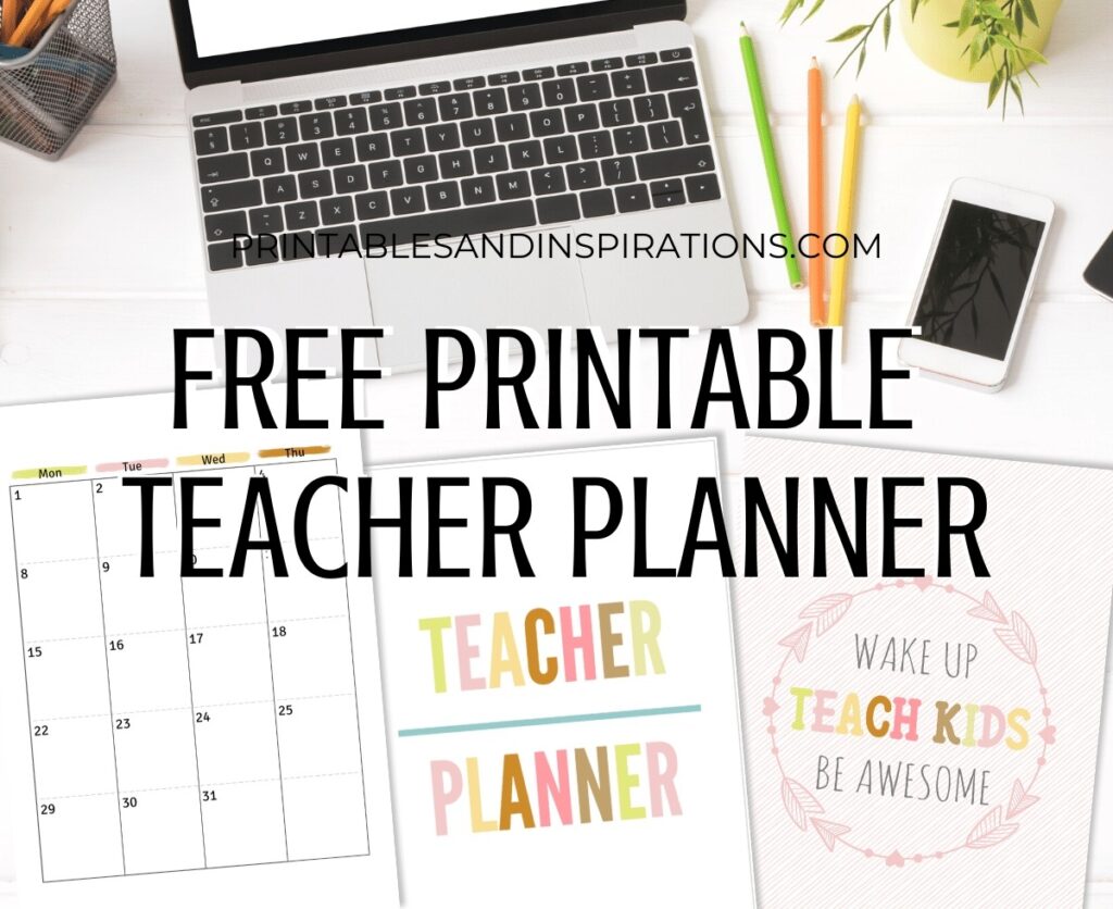 Teacher Planner Free Printable