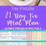 21 Day Fix Meal Plan D Ultimate Portion Fix Meal Plan D 21 Day Fix Meals 21 Day Fix Meal Plan 21 Day Meal Plan