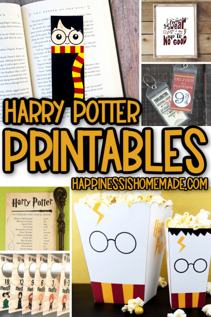 Template Harry Potter Printables