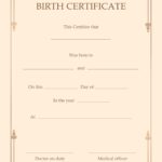 27 Birth Certificate Templates Word PPT PDF TemplateLab