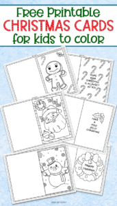 Free Printable Christmas Cards For Kids - Fillable Form 2025