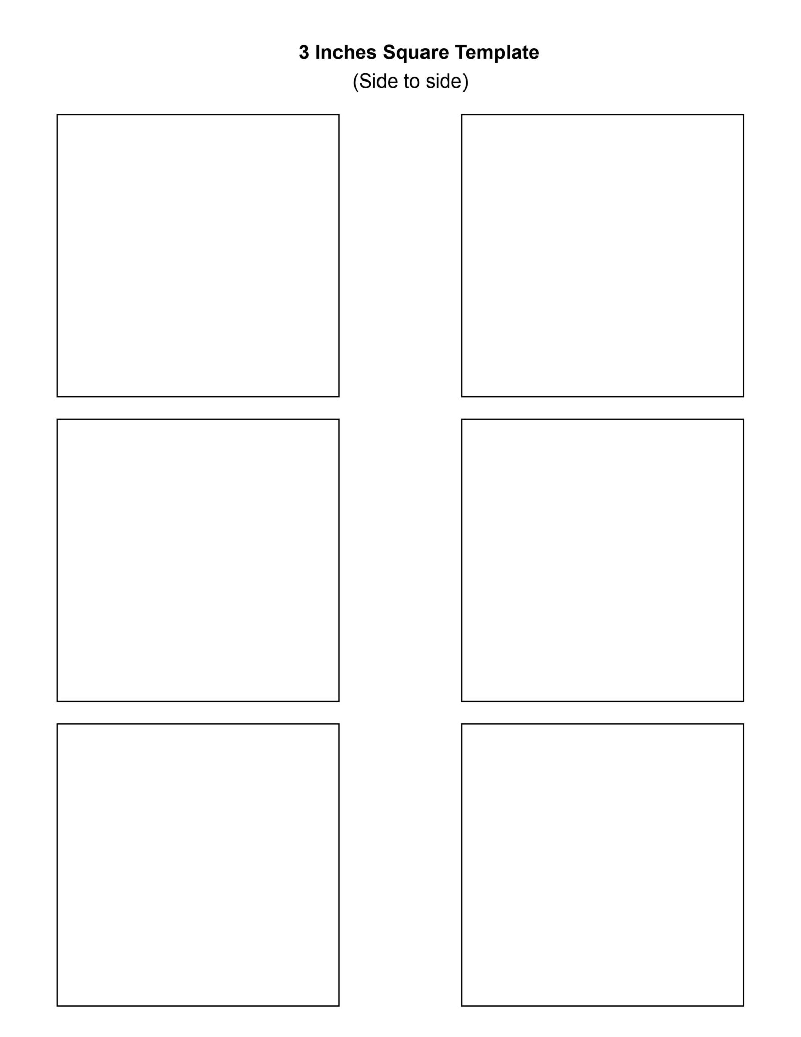 3 Inch Square Template Printable Pdf Free Download Template Printable Printables Templates