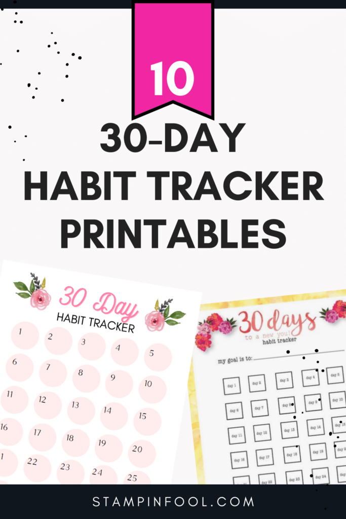 Printable 30 Day Challenge Template