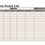 30 Great Punch List Templates Forms FREE TemplateArchive