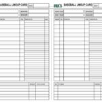 33 Printable Baseball Lineup Templates Free Download TemplateLab