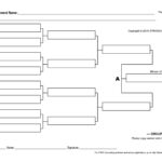 34 Blank Tournament Bracket Templates 100 FREE TemplateLab