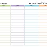 35 Editable Homeschool Schedule Templates FREE