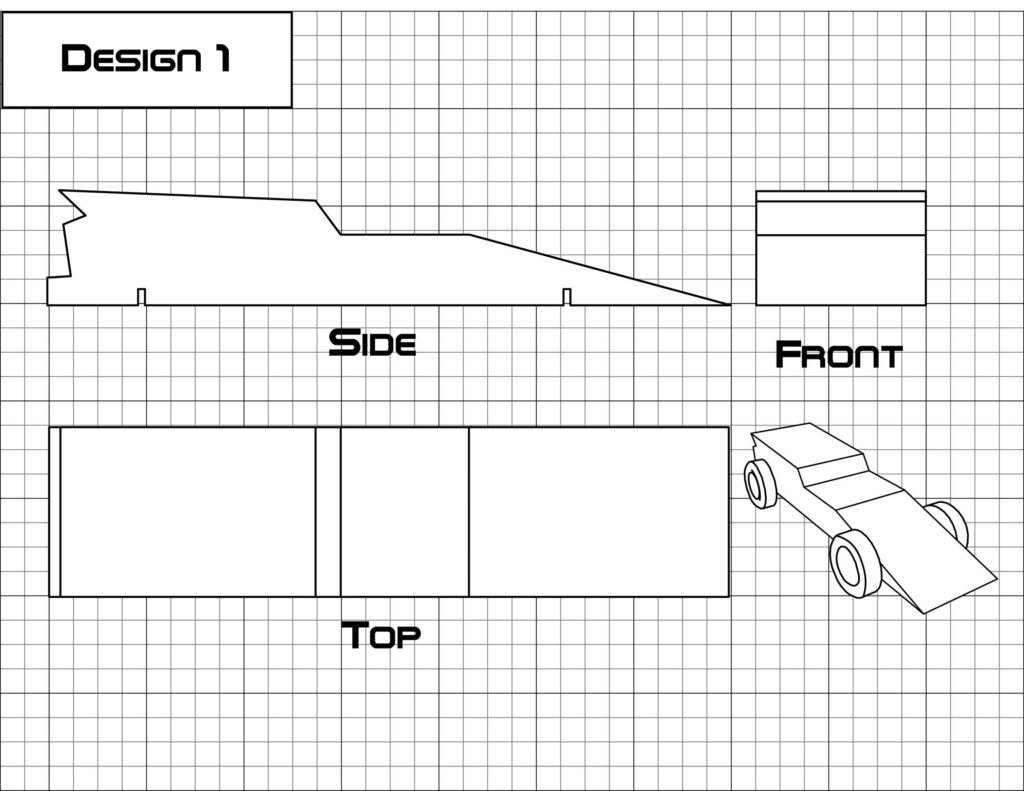 Printable Pinewood Derby Cars Templates