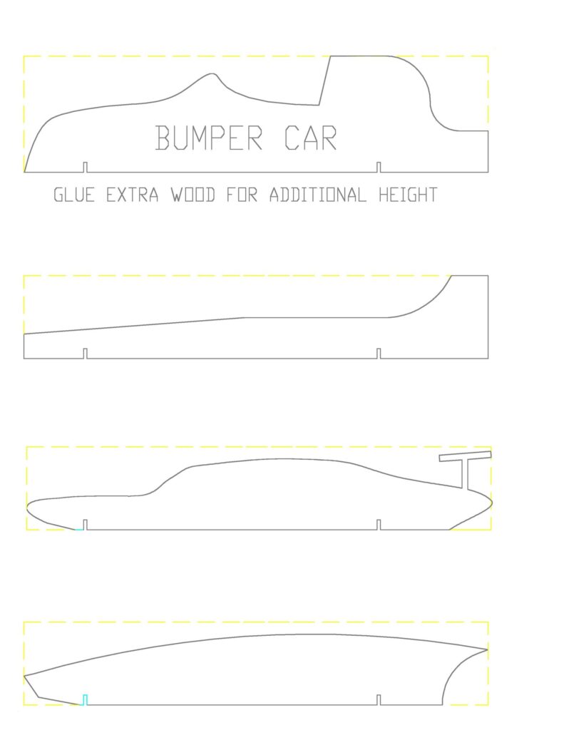 Printable Pinewood Derby Cars Templates