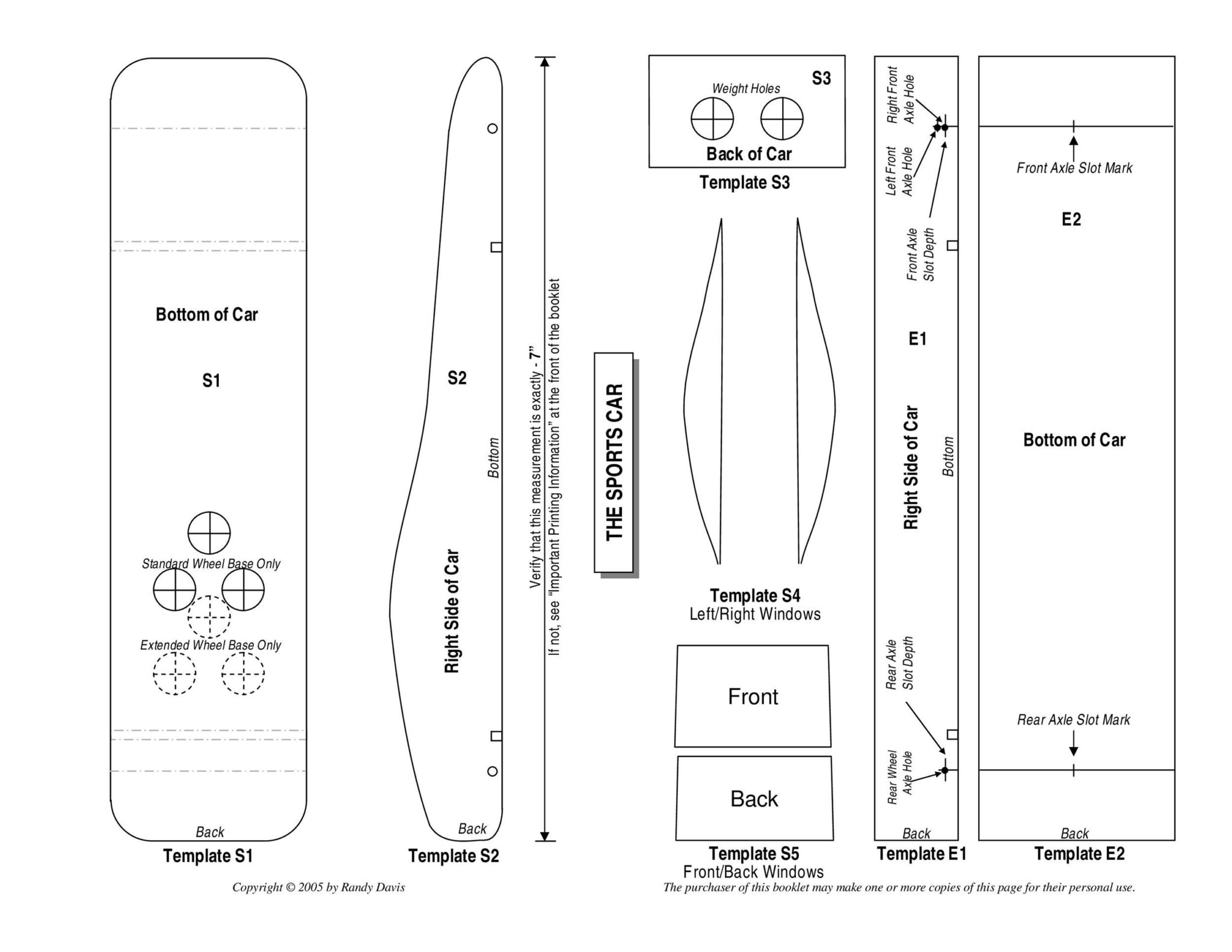 Printable Cut Out Pinewood Derby Templates Fillable Form 2023